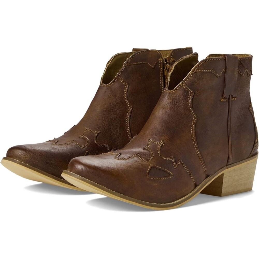 NEW in Box Very Volatile Women's Drexel Ankle Boot Brown Leather Booty size 6
